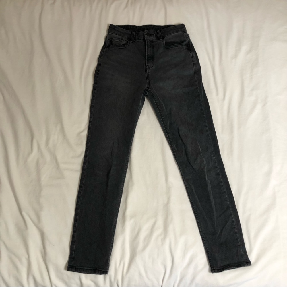 American Eagle Black Mom Jeans